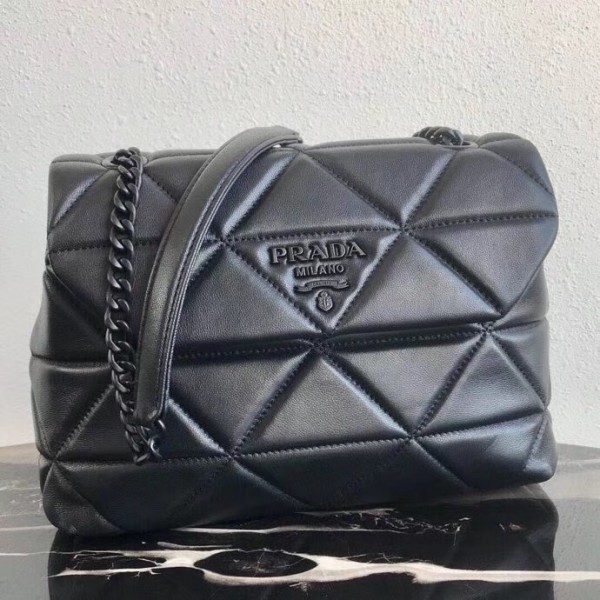 Prada Spectrum Medium Bag In Black Nappa Leather High