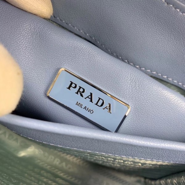 Prada Spectrum Small Bag In Sky Blue Nappa Leather High