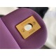 MINI FLAP BAG AS3213 Lambskin & Gold-Tone Metal Purple A