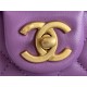 MINI FLAP BAG AS3213 Lambskin & Gold-Tone Metal Purple A