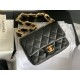 SMALL FLAP BAG AS3214 Lambskin & Gold-Tone Metal Black A