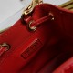 Prada Mini-pouch 1NR016 Patent leather Cherry Red High