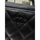 Chanel VANITY WITH CHAIN AP2199 Lambskin Gold-Tone Metal Black High