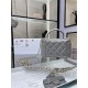 Chanel VANITY WITH CHAIN AP2199 Lambskin Gold-Tone Metal Grey High