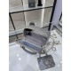 Chanel VANITY WITH CHAIN AP2199 Lambskin Gold-Tone Metal Grey High