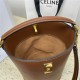 TEEN BUCKET 16 IN SMOOTH CALFSKIN Tan High