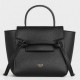 Celine Pico Belt Bag In Black Grained Calfskin High