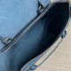 Celine Nano Belt Bag In Slate Blue Grained Calfskin High