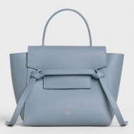 Celine Nano Belt Bag In Storm Grained Calfskin High