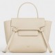 Celine Nano Belt Bag In Cream Grained Calfskin High