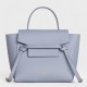 Celine Nano Belt Bag In Arctic Blue Grained Calfskin High