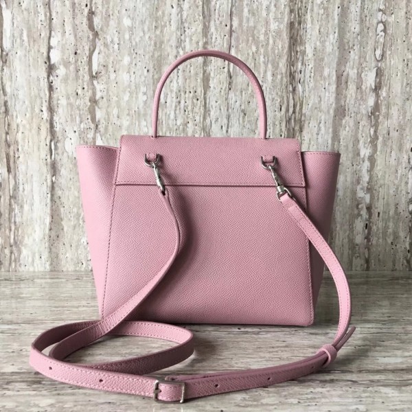 Celine Nano Belt Bag In Antique rose Grained Calfskin High