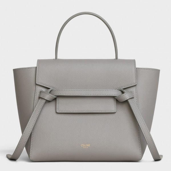 Celine Nano Belt Bag In Cloud Grained Calfskin High