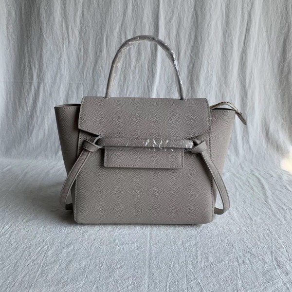 Celine Nano Belt Bag In Cloud Grained Calfskin High