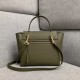 Celine Micro Belt Bag In Army Green Grained Calfskin High