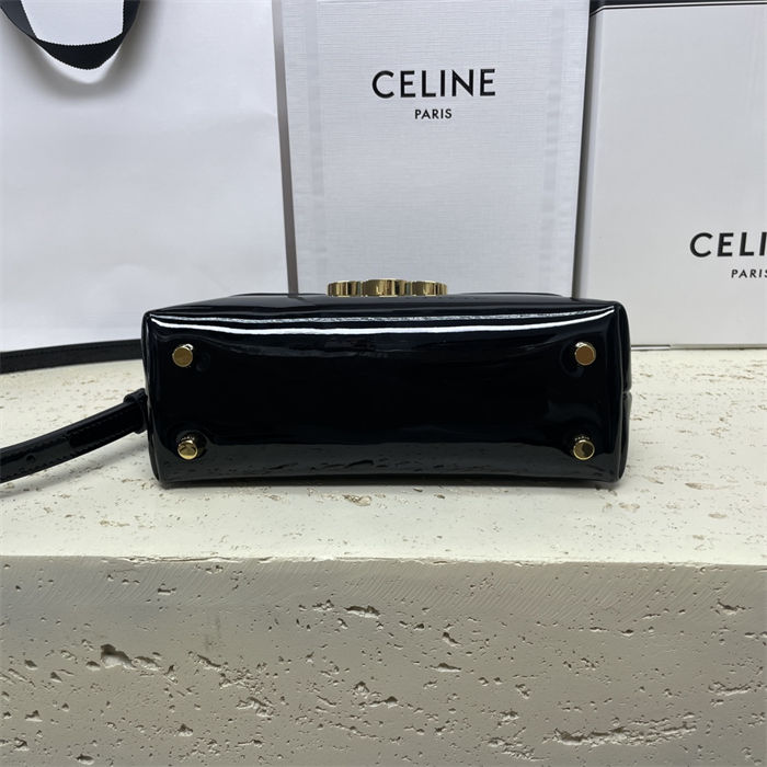 Celine TEEN NINO BAG in PATENT CALFSKIN High