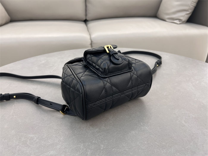 Dior CARO BACKPACK SMALL Macrocannage Lambskin High