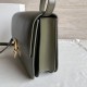 Celine Medium Classic Box Bag In Army Green Box Calfskin High