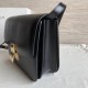 Celine Medium Classic Box Bag In Black Box Calfskin High