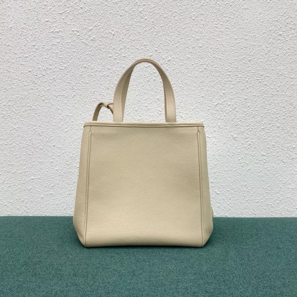 Celine Small Folded Cabas In Linen Grained Calfskin High