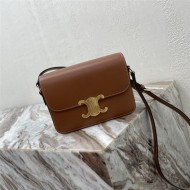 Celine Teen Triomphe Bag Shiny Calfskin Tan High