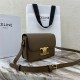 Celine Teen Triomphe Bag Shiny Calfskin Brown High