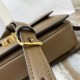 Celine Teen Triomphe Bag Shiny Calfskin Brown High