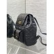 Dior CARO BACKPACK MEDIUM Macrocannage Lambskin High