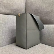 Celine Sangle Bucket Bag In Cloud Grained Calfskin High