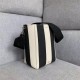 Celine Sangle Small Bucket Bag In Large Striped Textile High