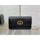 Dior MISS CARO POUCH WITH CHAIN Macrocannage Lambskin High