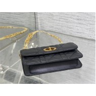 Dior MISS CARO POUCH WITH CHAIN Macrocannage Lambskin High