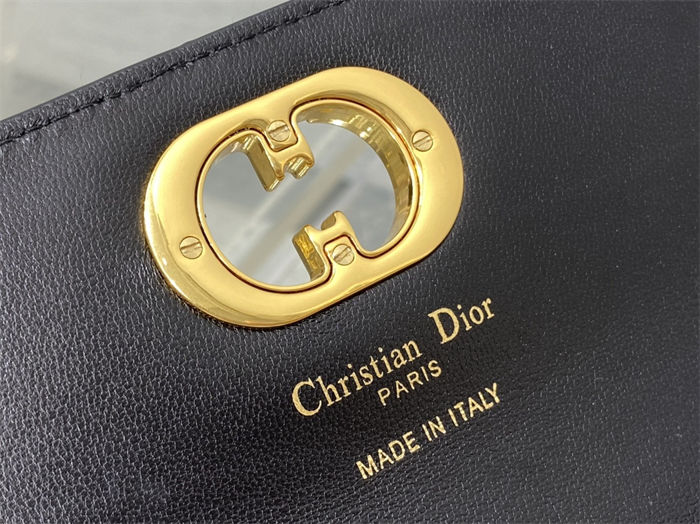 Dior MISS CARO POUCH WITH CHAIN Macrocannage Lambskin High