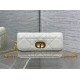 Dior MISS CARO POUCH WITH CHAIN Macrocannage Lambskin High