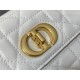 Dior MISS CARO POUCH WITH CHAIN Macrocannage Lambskin High