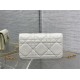 Dior MISS CARO POUCH WITH CHAIN Macrocannage Lambskin High