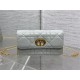 Dior MISS CARO POUCH WITH CHAIN Macrocannage Lambskin High