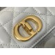 Dior MISS CARO POUCH WITH CHAIN Macrocannage Lambskin High