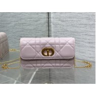 Dior MISS CARO POUCH WITH CHAIN Macrocannage Lambskin High