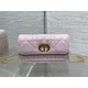 Dior MISS CARO POUCH WITH CHAIN Macrocannage Lambskin High