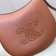 HELOISE CUIR TRIOMPHE BAG IN SUPPLE CALFSKIN Tan High