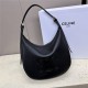 HELOISE CUIR TRIOMPHE BAG IN SUPPLE CALFSKIN Black High