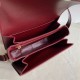 Celine Triomphe Medium Bag Calfskin Bordeaux High