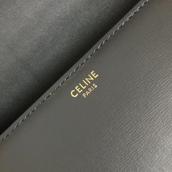 Celine Triomphe Medium Bag Calfskin Grey High