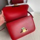 Celine Triomphe Medium Bag Calfskin Red High