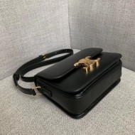 Celine Teen Triomphe Bag Shiny Calfskin Black High