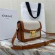 Celine Teen Triomphe Bag Textile And Calfskin High