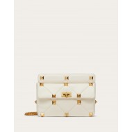 Valentino GARAVANI ROMAN STUD NAPPA CHAIN BAG White High