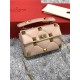 Valentino GARAVANI Small ROMAN STUD NAPPA CHAIN BAG Rose Cannelle High