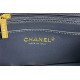 Chanel MINI FLAP BAG With Top Diamond Handle Lambskin & Gold-Tone Metal AS4140 Navy High